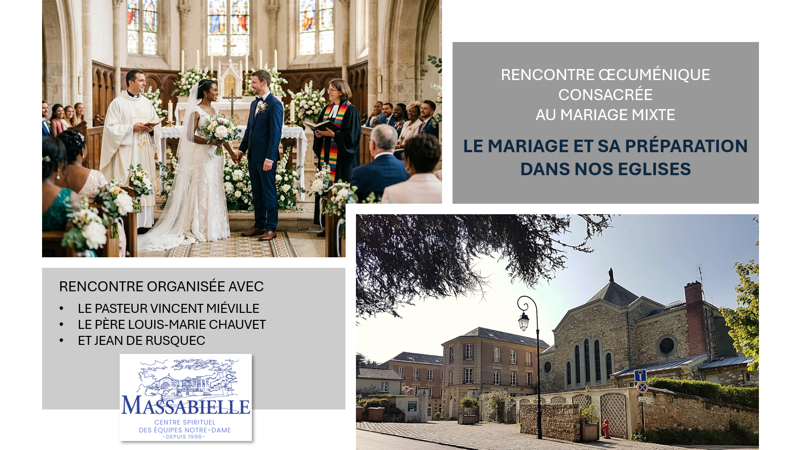 2026-01-19 – Rencontre œcuménique consacrée au mariage mixte